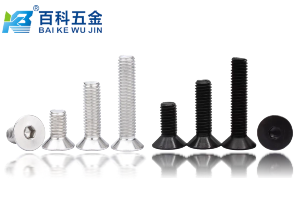 内六角沉头螺钉的材质与表面处理怎么选?百科五金详细解析