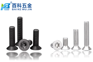 梅花沉头螺钉的材质与表面处理怎么选择？百科五金详细介绍