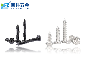 梅花圆头自攻螺钉的材质分类与表面处理-百科五金