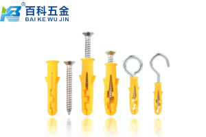 小黄鱼塑料膨胀螺丝怎么用？百科五金一步步教你
