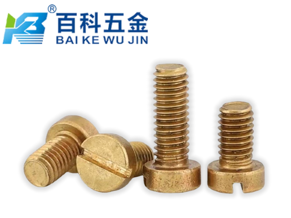 一字圆柱头螺钉常用哪些材料制造？百科五金详解