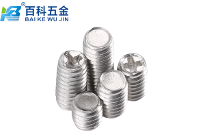 十字平端紧定螺钉能做发黑或达克罗处理吗？百科五金详解