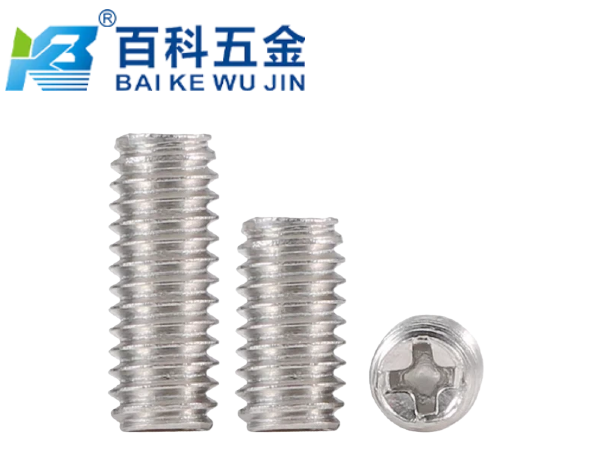 十字平端紧定螺钉硬度不够会打滑或压溃工件吗？百科五金解析