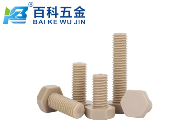 PEEK外六角螺栓是纯PEEK还是含玻纤增强？百科五金详解