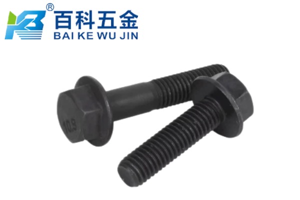 发黑六角法兰面螺栓的用途及特点？百科五金详解