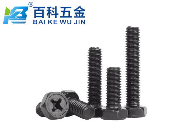 发黑处理的十字六角头螺栓有什么性能特点？百科五金详解
