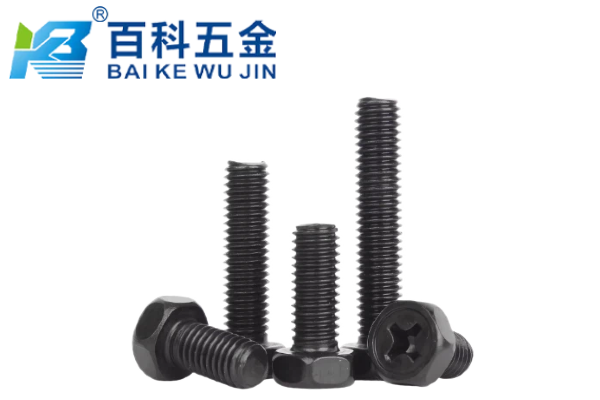 发黑处理的十字六角头螺栓有什么性能特点？百科五金详解