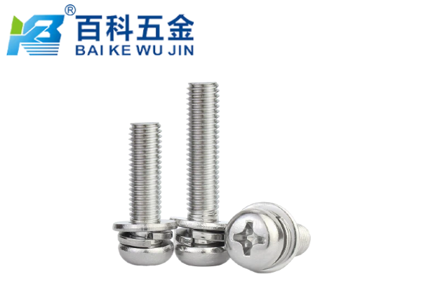 十字盘头三组合螺丝的三组合结构有什么优势？百科五金解析