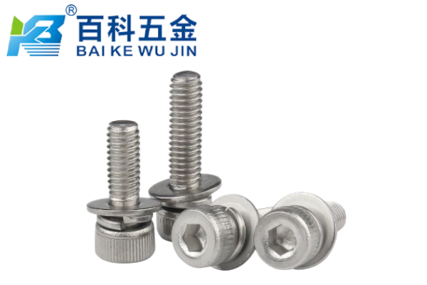 组合螺栓在拧紧过程中，弹垫是先被压平还是先产生摩擦力？百科五金解答