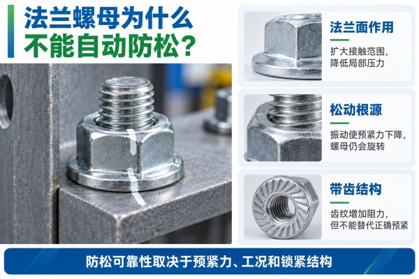 法兰螺母为什么不能自动防松？